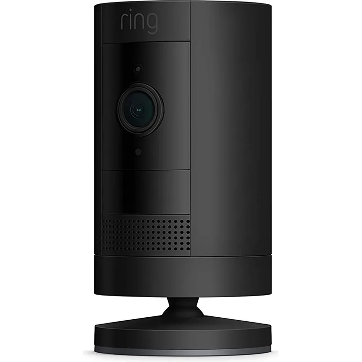 Ring Stick Up Cam Battery Outdoor Kamera, Überwachungskamera mit 1080p HD-Video, witterungsbeständig, geeignet für Haus & Grundstück, Akku und WLAN, Alexa-kompatibel, schwarz (8SC1S1-BEU0)