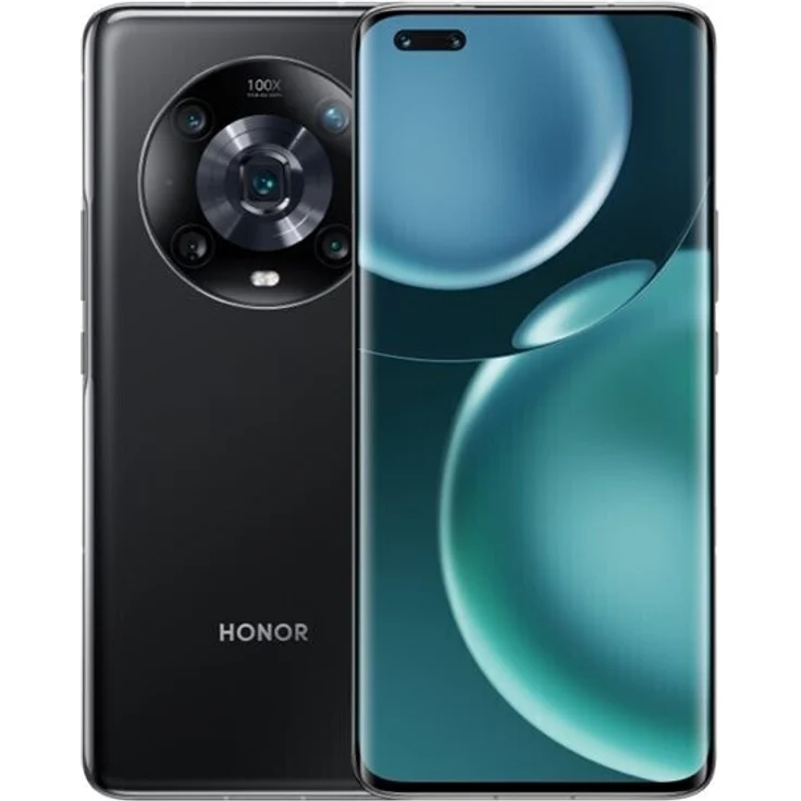 Honor Magic4 Pro 5G Smartphone 17,29cm (6,81 Zoll) OLED-Display, 256 GB interner Speicher, 8 GB RAM, Dual-SIM, Android 12, Midnight Black – Bild 1