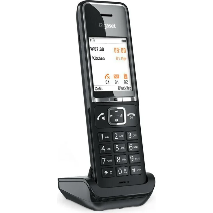 Gigaset COMFORT 550HX Schnurloses Telefon, Mobilteil mit Ladeschale, schwarz – Bild 3