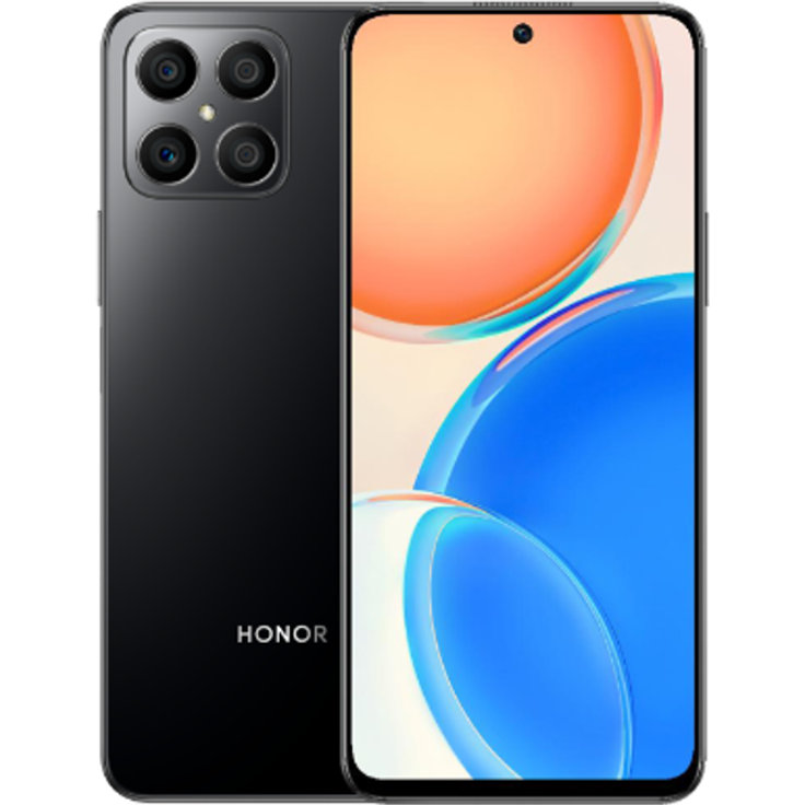 Honor X8 Smartphone 17,02cm (6,7 Zoll), IPS-Display, 128GB interner Speicher, 6GB RAM, Dual-SIM, Android 11, Midnight Black – Bild 1