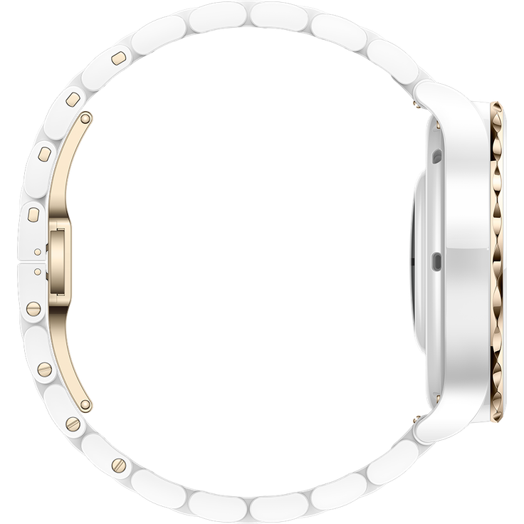Huawei Watch GT3 Pro Smartwatch GPS, Damen, 43mm, Keramikarmband, White Ceramic – Bild 3