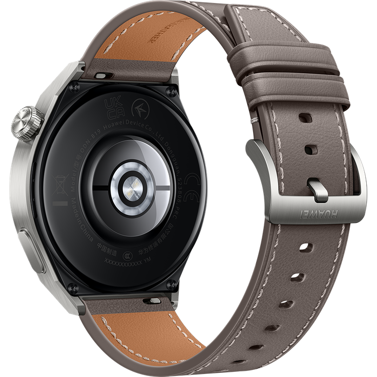 Huawei Watch GT3 Pro Classic Smartwatch GPS, Unisex, 46mm, Lederarmband, Grau – Bild 5
