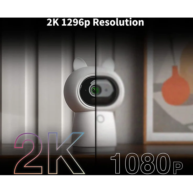 Aqara Camera Hub G3 2K Sicherheitstür-Kamera, AI Gesichts- und Gestenerkennung, 360° Betrachtungswinkel durch Schwenken und Neigen, funktioniert mit Apple HomeKit Secure Video, Amazon Alexa, Google Assistant, IFTTT – Bild 4
