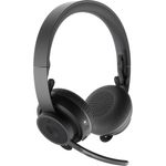 Logitech Zone Wireless Plus - Headset - On-Ear - Bluetooth - kabellos - aktive Rauschunterdrückung - Geräuschisolierung - zertifiziert für Microsoft Teams, Graphite
