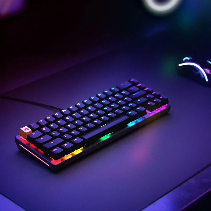 Glorious PC Gaming Race GMMK 2 Compact Barebone, ISO-Layout, mechanische Tastatur für Modding-Enthusiasten und Profis, 18 Presets RGB-Beleuchtung, Full NKRO und Anti-Ghosting, Schwarz (GATA-1670) – Bild 5