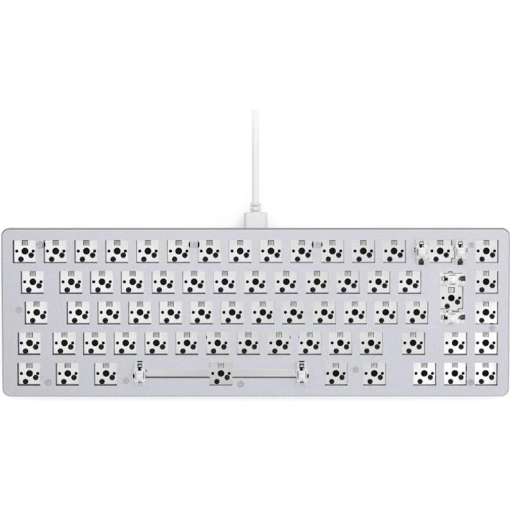 Glorious GMMK 2 Compact-Tastatur - Barebone, ISO-Layout, weiß – Bild 1