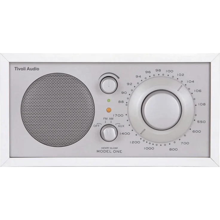 Tivoli Model One BT kirsche-silber Analoges Tischradio AM-FM silber