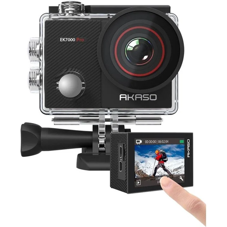 Akaso EK7000 Pro 4K Ultra HD Action Camera, schwarz – Bild 3