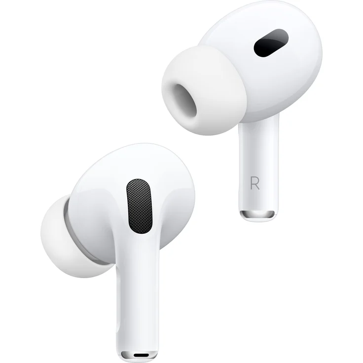 Apple AirPods Pro 2. Generation (2022) mit MagSafe Ladecase, True Wireless In-Ear-Kopfhörer, Noise Cancelling, Weiß – Bild 1