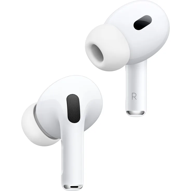 Apple AirPods Pro 2. Generation (2022) mit MagSafe Ladecase, True Wireless In-Ear-Kopfhörer, Noise Cancelling, Weiß