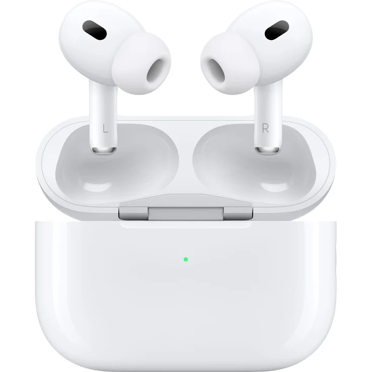 Apple AirPods Pro 2. Generation (2022) mit MagSafe Ladecase, True Wireless In-Ear-Kopfhörer, Noise Cancelling, Weiß – Bild 2