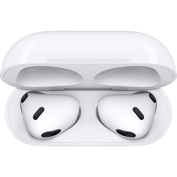 Apple AirPods 3. Generation (2022) mit Lightning Ladecase True Wireless In-Ear-Kopfhörer mit Bluetooth, Mikrofon, weiß (MPNY3ZM/A) – Bild 5