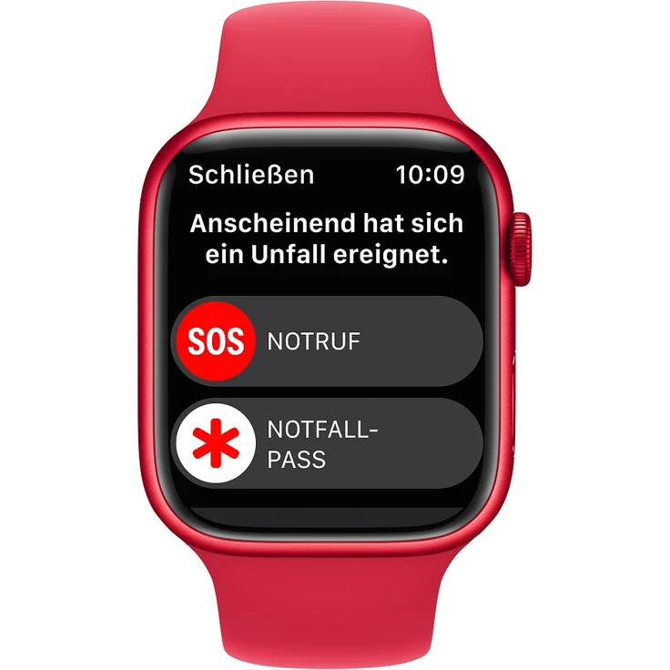 Apple Watch Series 8 Smartwatch GPS + Cellular, 45mm, Aluminiumgehäuse (PRODUCT)RED, Sportarmband (PRODUCT)RED (MNKA3FD/A) – Bild 6