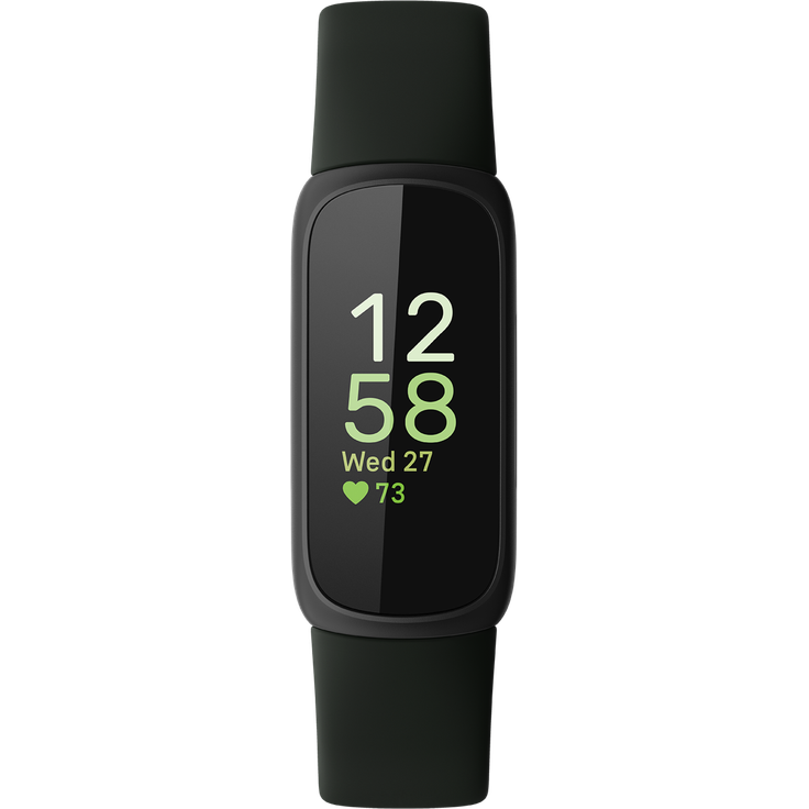 Fitbit Inspire 3 Fitness-Tracker Unisex, Einheitsgröße, Silikonarmband, Nachtschwarz/Schwarz – Bild 2