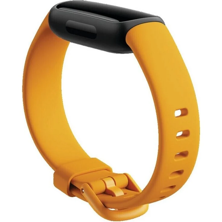 Fitbit Inspire 3 Fitness-Tracker Unisex, Einheitsgröße, Silikonarmband, Morgensonne/Schwarz – Bild 3