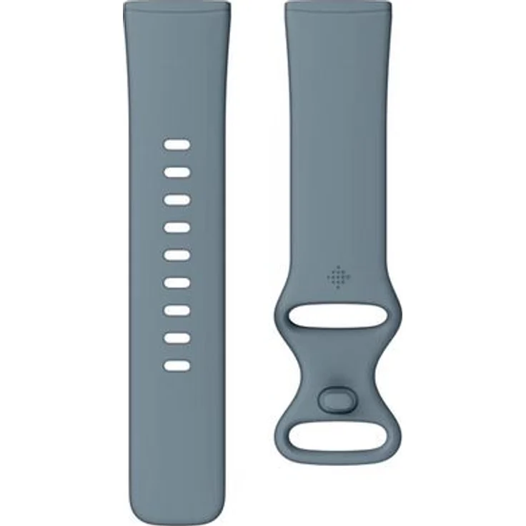 Fitbit Versa 4 Smartwatch GPS, Unisex, 40,5mm, Silikonarmband in Wasserfallblau, Aluminiumgehäuse in Platin – Bild 4