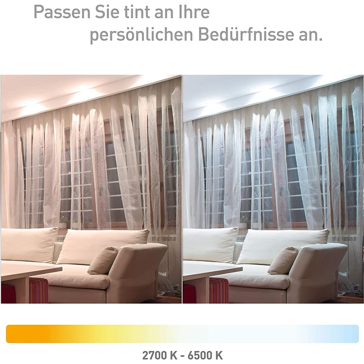 Müller-Licht tint LED Leuchtmittel Reflektor white GU10 5,1W 350lm ZigBee Sprachsteuerung Smart Home – Bild 5