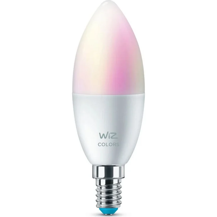 WiZ LED Smart Leuchtmittel RGBW, E14, B39, 4,9 W, 470 lm, 2er-Pack, weiß (9290024488AW) – Bild 2