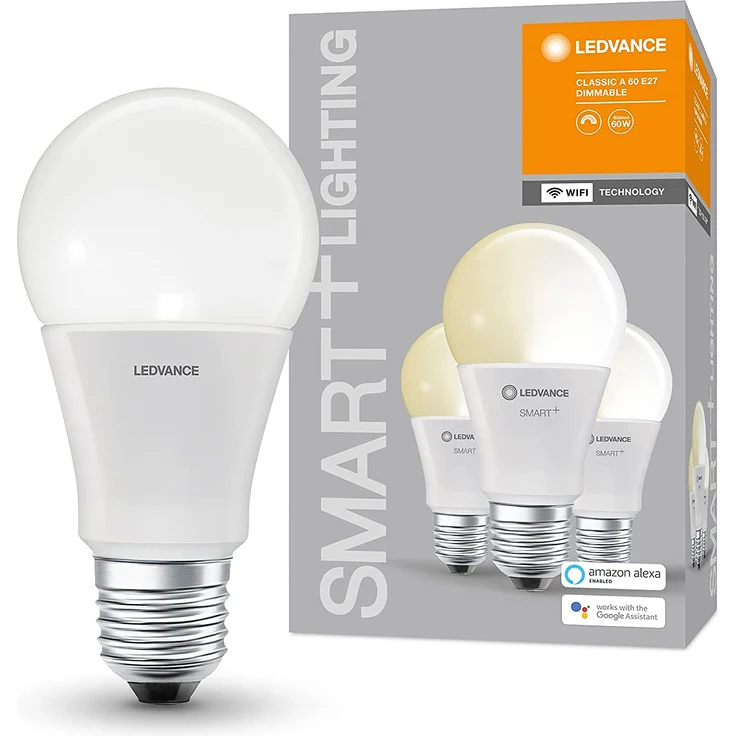 LEDVANCE SMART+ 3er Pack Classic E27 Leuchtmittel dimmbar 9W warmweiß – Bild 4