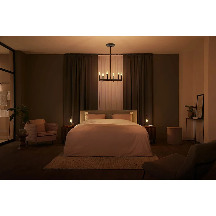 Philips Lighting Hue LED-Leuchtmittel Hue White Ambiance E27 Einzelpack Filament 550lm E27 7W – Bild 6