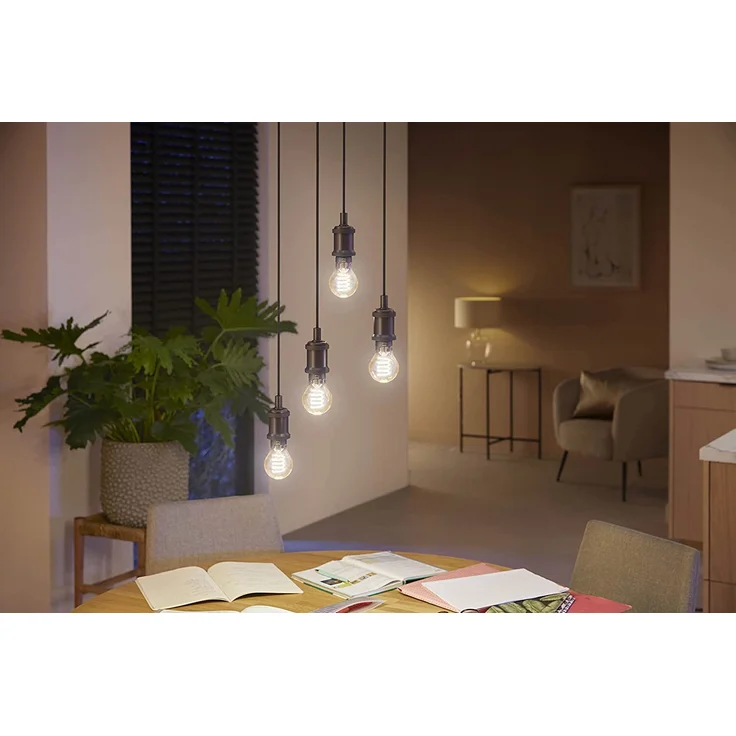 Philips Lighting Hue LED-Leuchtmittel Hue White Ambiance E27 Einzelpack Filament 550lm E27 7W – Bild 5