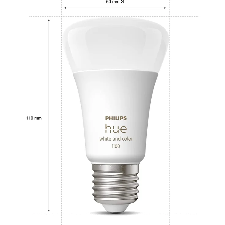 Philips Hue White & Color Ambiance E27 3er Starter Set inkl. Dimmer Switch 75W E27 – Bild 4