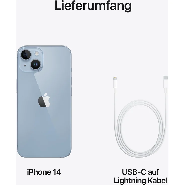 Apple iPhone 14 5G Smartphone 15,494cm (6,1 Zoll) OLED-Display, 128GB interner Speicher, 6GB RAM, iOS 16, Blue (MPVN3ZD/A) – Bild 8