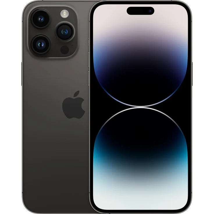 Apple iPhone 14 Pro Max 5G Smartphone 17,018cm (6,7 Zoll) OLED-Display, 512GB interner Speicher, 6GB RAM, iOS 16, Space Black (MQAF3ZD/A) – Bild 1