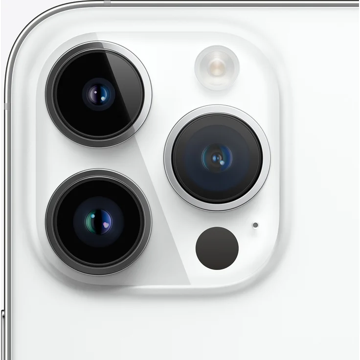 Apple iPhone 14 Pro 5G Smartphone 15,494cm (6,1 Zoll) OLED-Display, 256GB interner Speicher, 6GB RAM, iOS 16, Silver (MQ103ZD/A) – Bild 3