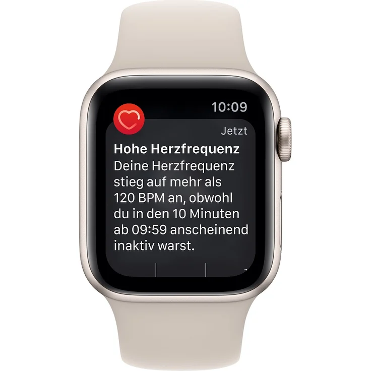 Apple Watch SE GPS (2. Generation), 40mm, Aluminiumgehäuse Polarstern, Sportarmband Polarstern – Bild 6