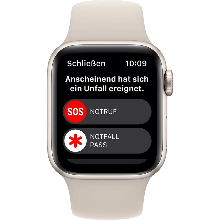Apple Watch SE GPS (2. Generation), 40mm, Aluminiumgehäuse Polarstern, Sportarmband Polarstern – Bild 7