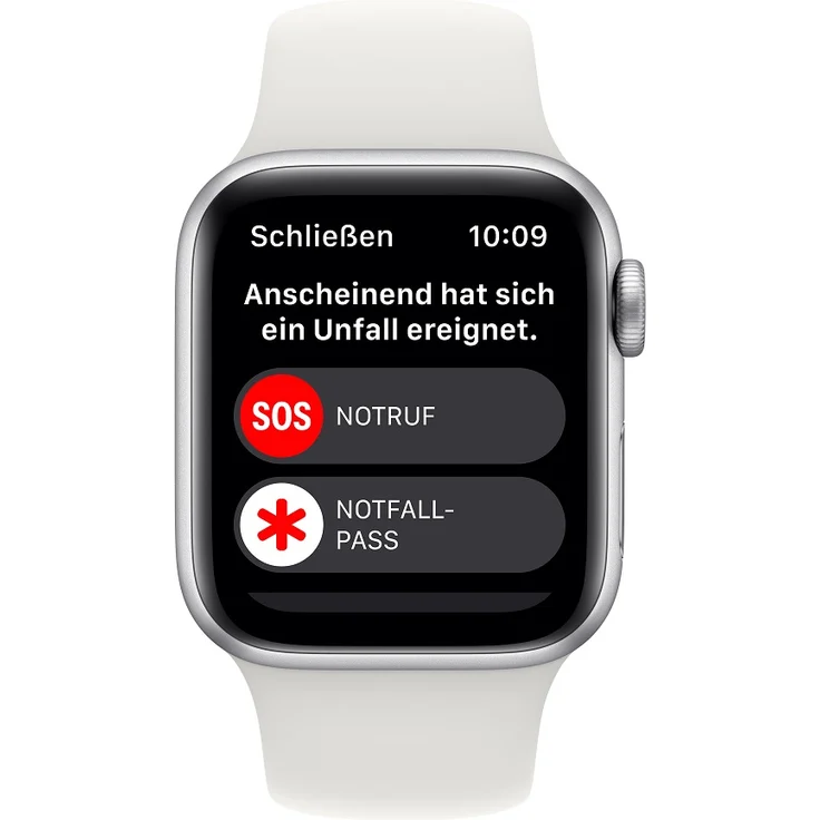 Apple Watch SE GPS + Cellular (2. Generation) , 40mm, Aluminiumgehäuse Silber, Sportarmband Weiß – Bild 7
