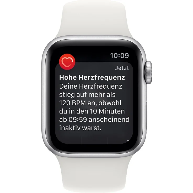 Apple Watch SE GPS + Cellular (2. Generation) , 40mm, Aluminiumgehäuse Silber, Sportarmband Weiß – Bild 6