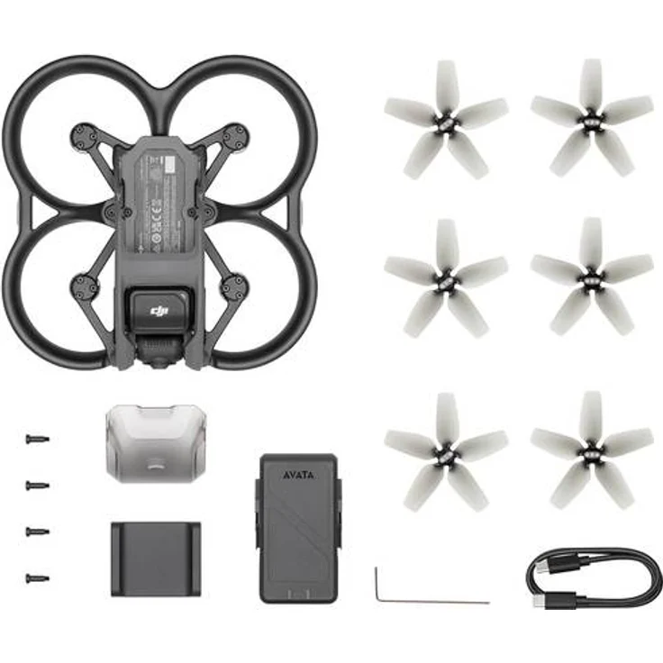 DJI Avata - Quadrocopter (4K/60 fps, 48 MP, CMOS-Sensor, stabilisiert, integrierter Propellerschutz, intuitive Bewegungssteuerung), hellgrau – Bild 6
