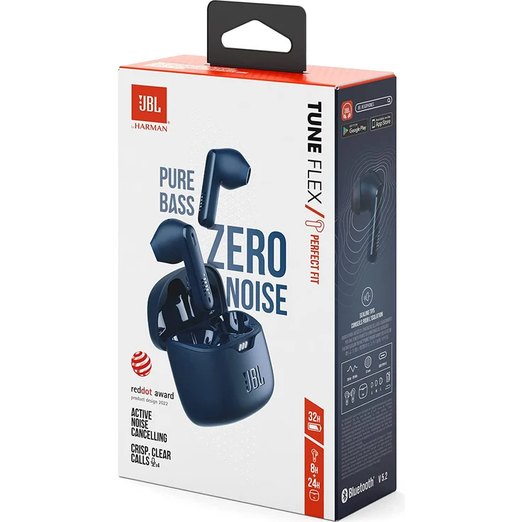 JBL Tune Flex True Wireless In-Ear-Kopfhörer mit Bluetooth, ANC, blau – Bild 5