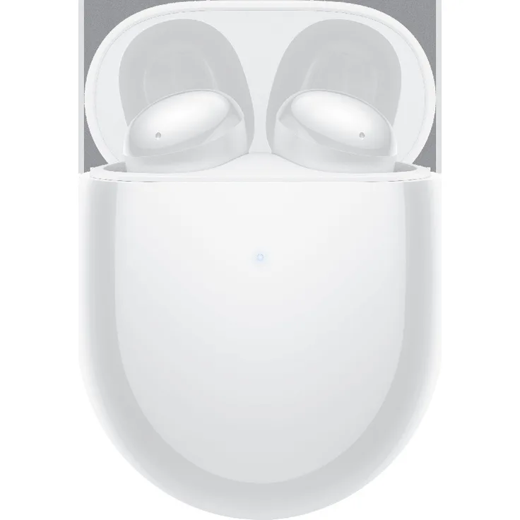 Xiaomi Redmi Buds 4 True Wireless In-Ear-Kopfhörer mit Bluetooth, Hybrid-ANC, Mikrofon, staub- und wasserresistent, Gloss White