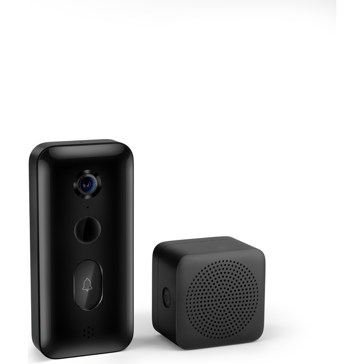 Xiaomi Smart Doorbell 3, Elektronische Klingel Smart Home Türklingel, schwarz – Bild 1