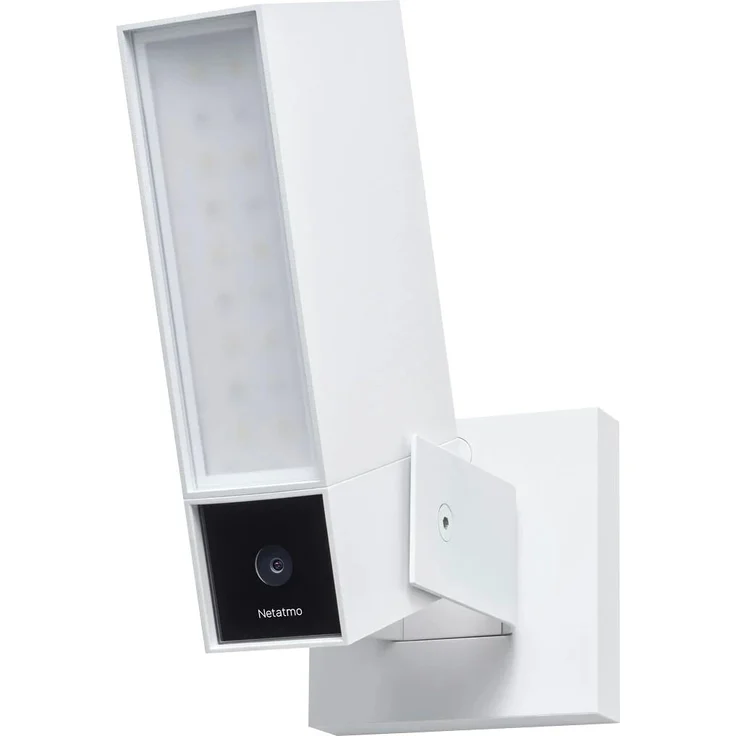Netatmo Smarte Überwachungskamera für den Außenbereich mit 105 dB Sirene, WLAN, integrierter Beleuchtung, Bewegungserkennung, Nachtsicht, ohne Abonnement, weiß (NOC-S-W-DE) – Bild 3