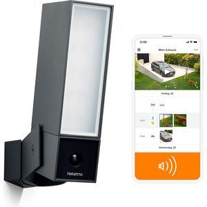 Bild für Netatmo Smarte Überwachungskamera für den Außenbereich mit 105 dB Sirene, WLAN, integrierter Beleuchtung, Bewegungserkennung, Nachtsicht, ohne Abonnement, schwarz (NOC-S-DE)