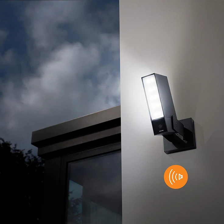 Netatmo Smarte Überwachungskamera für den Außenbereich mit 105 dB Sirene, WLAN, integrierter Beleuchtung, Bewegungserkennung, Nachtsicht, ohne Abonnement, schwarz (NOC-S-DE) – Bild 5