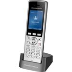 Grandstream WP-822 Wifi IP Phone - VoIP-Telefon, schnurlos, schwarz, silber