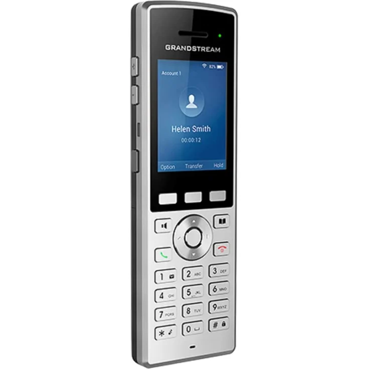 Grandstream WP-822 Wifi IP Phone - VoIP-Telefon, schnurlos, schwarz, silber – Bild 3