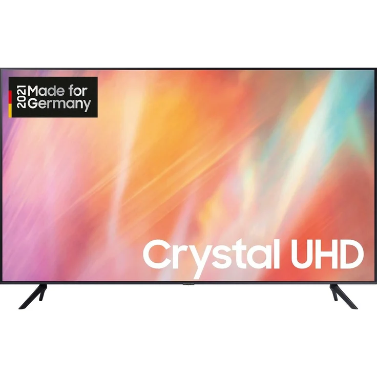 Samsung GU55AU7179UXZG 138 cm (55 Zoll) Crystal UHD 4K Smart TV (Ultra HD, HDR, Edge LED) HD-Triple-Tuner (Sat, Antenne, Kabel) Modelljahr 2021 Energieklasse G (DE-Modell) – Bild 1