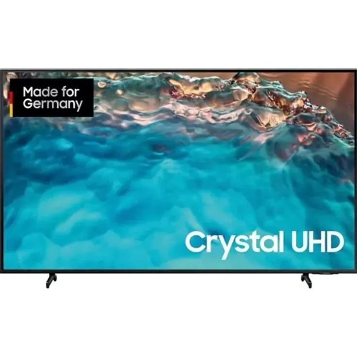 Samsung GU43BU8079U 108 cm (43 Zoll) Crystal UHD 4K Smart TV (Ultra HD, HDR, Edge LED) HD-Triple-Tuner (Sat, Antenne, Kabel) Modelljahr 2022 Energieklasse G (DE-Modell) – Bild 1