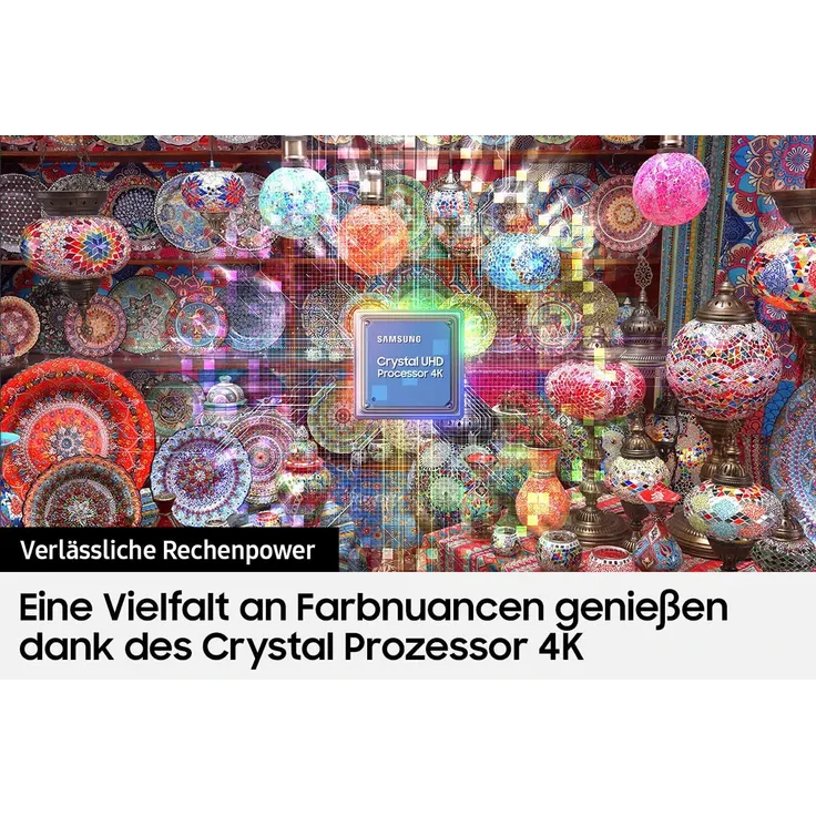 Samsung GU50BU8079U 125 cm (50 Zoll) Crystal UHD 4K Smart TV (Ultra HD, HDR, Edge LED) HD-Triple-Tuner (Sat, Antenne, Kabel) Modelljahr 2022 Energieklasse G (DE-Modell) – Bild 9
