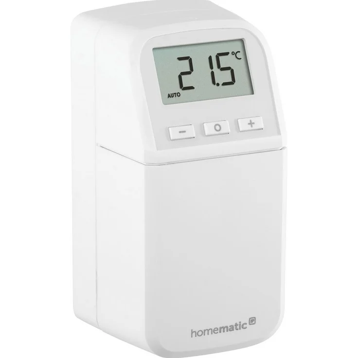 Homematic IP HmIP-eTRV-CL Smart Home Heizkörperthermostat Kompakt plus, weiß (157681A0) – Bild 1