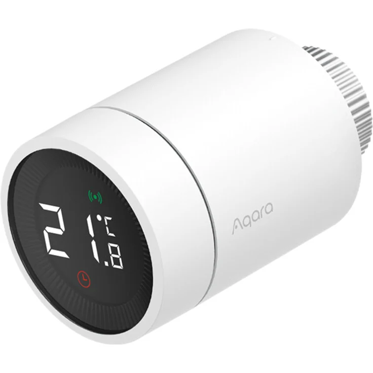 Aqara Smartes Heizkörperthermostat E1, benötigt Aqara ZigBee 3.0 Hub, Heizkörperventil mit Sprachsteuerung, Geofencing-Unterstützung, kompatibel mit Apple HomeKit, Amazon Alexa, Google Assistant und IFTTT (SRTS-A01) – Bild 1