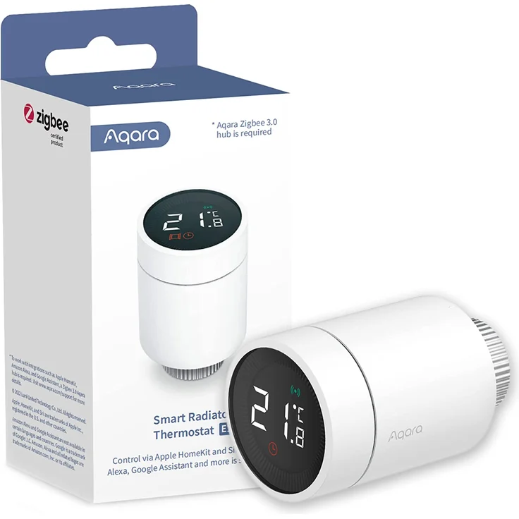 Aqara Smartes Heizkörperthermostat E1, benötigt Aqara ZigBee 3.0 Hub, Heizkörperventil mit Sprachsteuerung, Geofencing-Unterstützung, kompatibel mit Apple HomeKit, Amazon Alexa, Google Assistant und IFTTT (SRTS-A01) – Bild 12