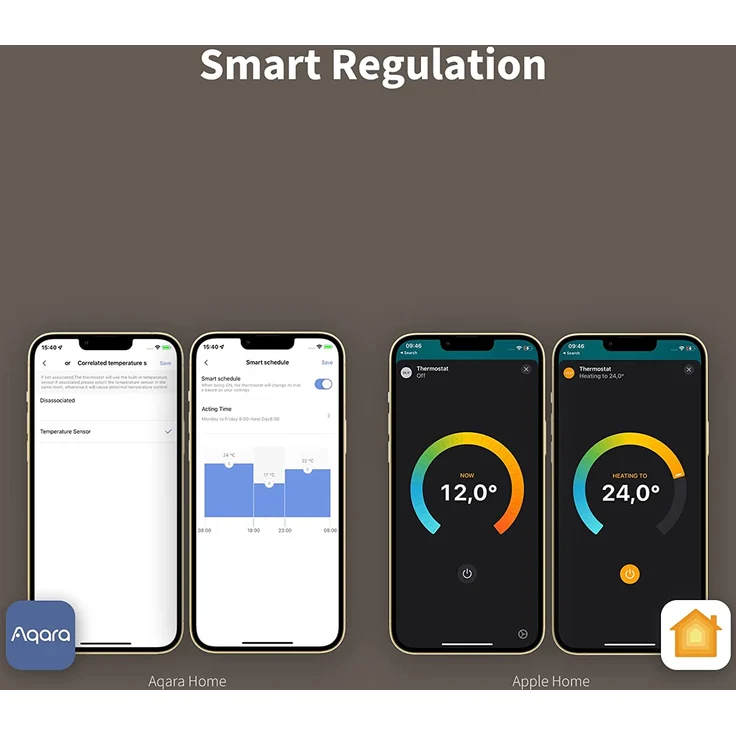 Aqara Smartes Heizkörperthermostat E1, benötigt Aqara ZigBee 3.0 Hub, Heizkörperventil mit Sprachsteuerung, Geofencing-Unterstützung, kompatibel mit Apple HomeKit, Amazon Alexa, Google Assistant und IFTTT (SRTS-A01) – Bild 16