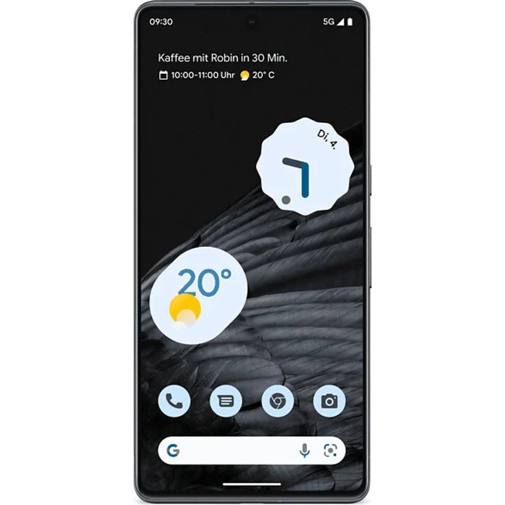 Google Pixel 7 Pro 5G Smartphone 17,043cm (6,71 Zoll) AMOLED-Display, 128GB interner Speicher, 12GB RAM, Dual-SIM, Android 13, Obsidian – Bild 2
